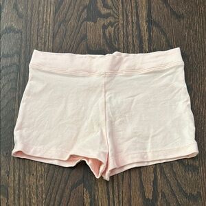 Girls Light Pink Shorts for Dance or Cheer
